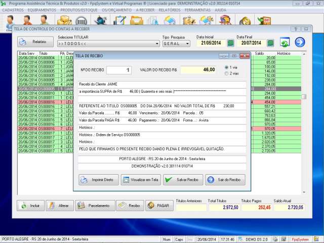 Programa para Assistência Técnica com Produtos e Serviços v2.0