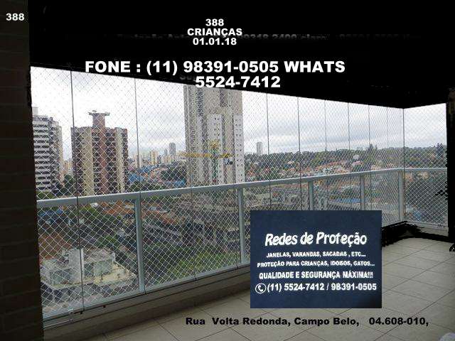 Redes de Proteção na Chacara Santo Antonio , (11) 5541-8283