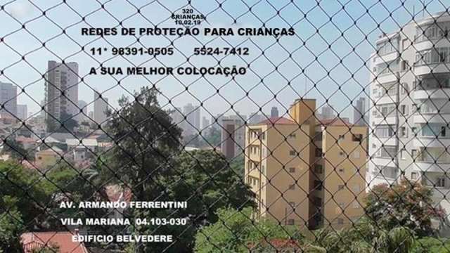 Redes de Proteção na Rua Moliere , janelas, sacadas, varandas, (11) 98391-0505, zap 