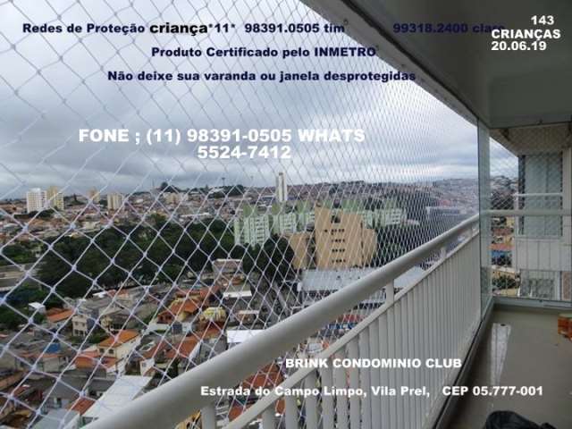 Redes de Proteção na Vila Mariana, (11) 98391-0505 Whats