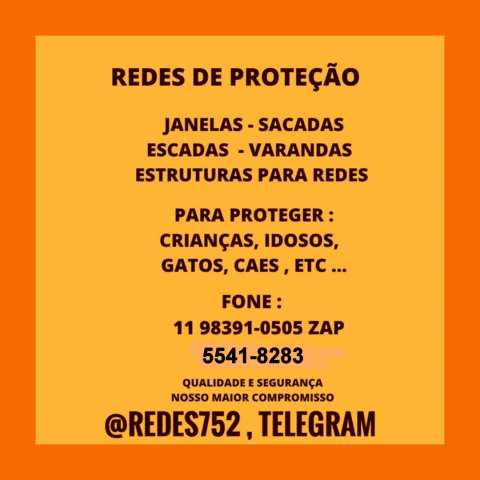 Redes de Proteção no Guarapiranga , (11) 98391-0505