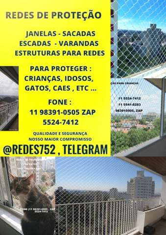 Telas de Proteção em Pinheiros, (11) 5541.8283 , 