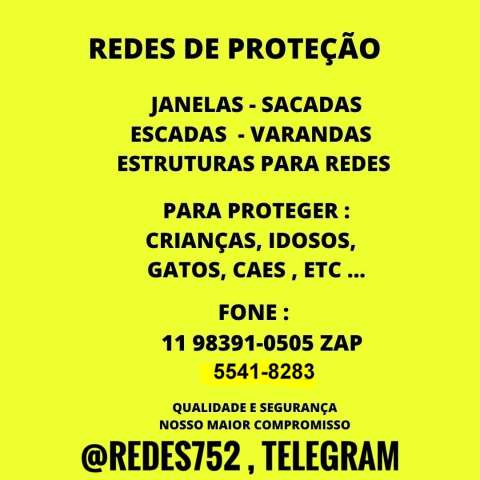 Redes de Proteção em Geral, (11)  5541-8283