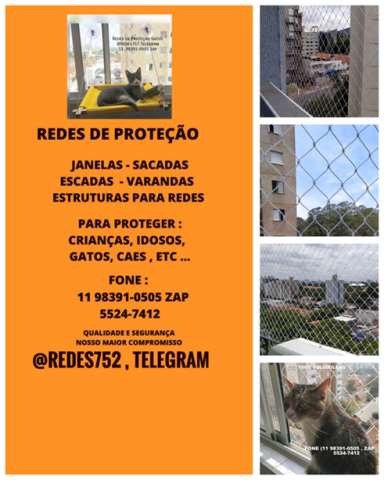 Redes de Proteção no Paraiso, (11)  5541-8283